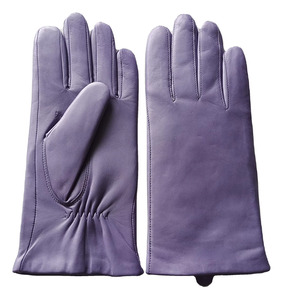 Leather <b>Gloves</b> Wrist Length Plain Style Unlined Winter Daily Use Multiple Colors Available - Product Image 4