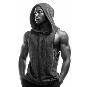 Camiseta sin Mangas para Gimnasio, Sudadera con Bolsillo para Hombre, Sudadera Personalizada sin Mangas para Gimnasio, Camisetas sin Mangas para Fisicoculturismo - Product Image 1