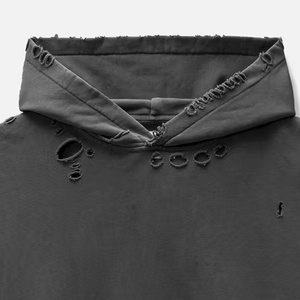 Wholesale Rate Best Design Basics Men <b>Distressed</b> Hoodies Latest Design <b>Top</b> Selling Breathable Men <b>Distressed</b> Hoodies - Product Image 6