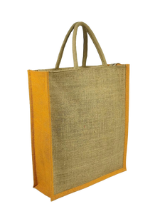 Natural Jute Shopping <b>Tote</b> <b>Bag</b> <b>with</b> Zipper Closure Cute Animal Print Reusable Eco-Friendly Gift Grocery <b>Bag</b> <b>with</b> Rope Handle - Product Image 5