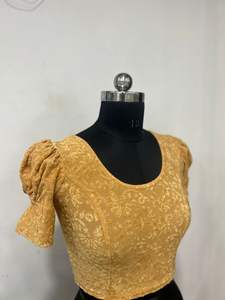 Blusa Estampada de Otoño para Mujer, Talla Grande, Elástica, con Manga Abullonada, Georgette, Brasso, de la Mejor Calidad - Product Image 5
