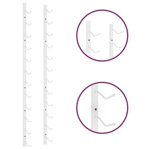 Porte-bouteilles mural en fer blanc pour 12 bouteilles - Product Image 4