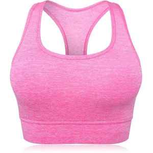 Women's Eco Friendly Nylon Sports Bra Removable <b>Padding</b> High Support Quick Dry Yoga Gym Fitness Workout Activewear Top - Product Image 1