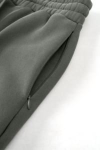 Pantalon de survêtement homme surdimensionné et ample, coupe large, personnalisé, délavé à l'acide, 380 g/m², uni - Product Image 4