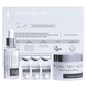 Crema Facial Antienvejecimiento y Blanqueadora con Péptidos de Mitoclorocondrosoma y Oro 24k, Ampolla Iluminadora Líquida, OEM, ODM, Marca Privada - Product Image 1