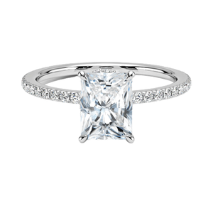 Modern White Silver <b>Crystal</b> <b>Ring</b> for Women Elegant Wedding Engagement Anniversary Fashion Jewelry Gift <b>Ring</b> - Product Image 1