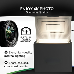 Escáner de Fotos InstaScan, Cámara 4K Integrada, Escanea Fotos de 4x6 y 5x7 al Instante, USB-C y USB-A, No Requiere Controladores - Product Image 3