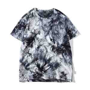 Oversized Casual Summer Tee Custom Acid Wash <b>Tshirt</b> Tie Dye Oversized Shirt Loose Fit Summer Top Vintage Wash Casual Tee - Product Image 5