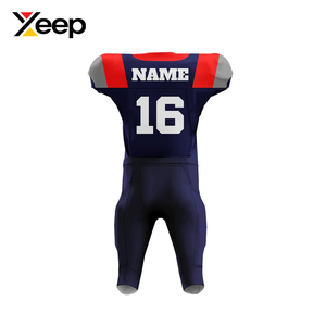 Uniforme de Fútbol Americano Personalizado XEEP Transpirable XC-AFU-30 para Hombre Adulto, Poliéster 100% con Impresión por Transferencia de Calor de Alta Calidad - Product Image 3