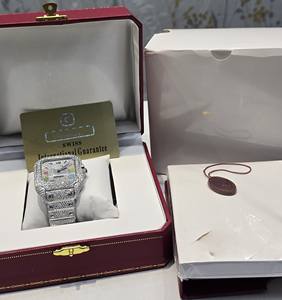 Montre mécanique de luxe en acier inoxydable, testée au diamant, style Hip Hop, entièrement sertie de moissanite VVS, avec mouvement automatique - Product Image 3