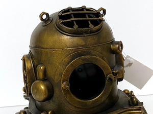 Casco de Buceo Estilo Antiguo, Decoración Náutica para Hogar u Oficina, Réplica de Casco de Buceador de Aguas Profundas, Decoración Marítima Vintage, Artículo Coleccionable - Product Image 4