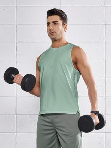 Chaleco Deportivo para Hombre al por Mayor, Camiseta sin Mangas para Entrenamiento Atlético, Cómoda, Transpirable, Ropa Deportiva sin Mangas, Servicio de Fabricación Personalizada - Product Image 3