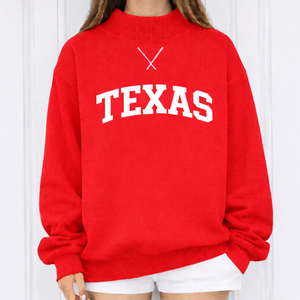 Oversized Autumn/Winter Women's Mockneck <b>Long</b> <b>Sweatshirt</b> Casual Fleece Loose Everyday Fashion with Front Logo - Product Image 6