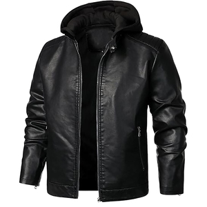 Blouson de moto en cuir personnalisé pour homme adulte, coupe-vent, séchage rapide, style course imprimé, grandes tailles, OEM ODM sur mesure - Product Image 5