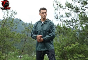 Chaqueta Impermeable para Hombre, Ligera, Transpirable, con Capucha, de Secado Rápido, Resistente al Viento, para Senderismo al Aire Libre, de Nailon, para Otoño - Product Image 5