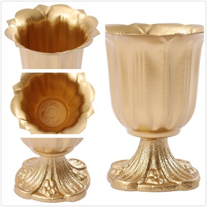 Elegant design Iron Table <b>Vase</b> Decorative Flower <b>Vases</b> for Wedding Centerpieces Elegant Metal Tabletop <b>Vase</b> with Blooming Flower - Product Image 5