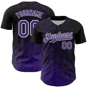 Maillot de baseball personnalisé par sublimation 100 % polyester, séchage rapide, respirant, uniforme d'équipe, entièrement boutonné, col ras du cou unisexe, sangle en T - Product Image 1
