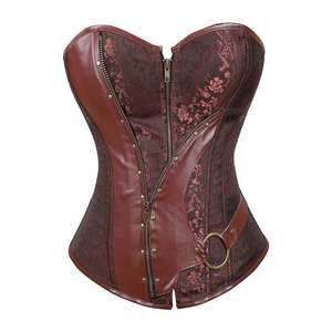 Corsés Vintage para Mujer, Sexy, Moldeadores, Transpirables, Modernos, de Brocado, para Tallas Grandes - Product Image 3