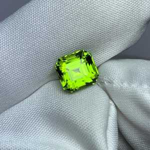 Natural Asscher Cut Peridot Stone Loose Green Gemstone Premium Quality Jewelry Making Precious Stone - Product Image 2