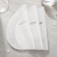 Masque facial en feuille Y102 Ice-Feather Silk 22gsm, mélange de fibres de Cupro et de soie d'origine végétale, substrat de masque sec ultra-transparent