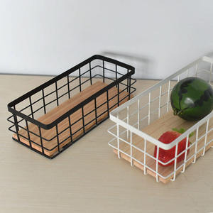 Élégante étagère murale en fer à double niveau multifonctionnelle, robuste, pour le rangement de la cuisine, design moderne et gain de place - Product Image 1