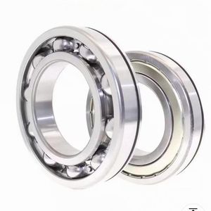 Roulement à billes industriel <span class=keywords><strong>6205NR</strong></span> 6206NR 6207NR 25x52x15 mm avec gorge et anneau de retenue, positionnement axial facile pour réducteur de convoyeur - Product Image 4