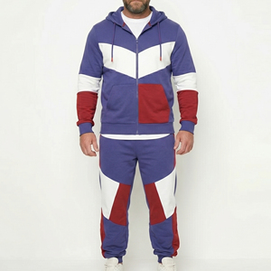 Men's Plus Size Tracksuit Wholesale High-Quality Zip-Up Hoodie Jogger <b>Pants</b> OEM Winter 450 GSM Fleece Tracksuits Men - Product Image 1