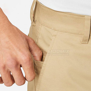 Pantalones Chinos de Uso Diario 100% Algodón para Hombre, Tejido Transpirable, Corte Relajado, Cintura Media, Estilo Casual - Product Image 4