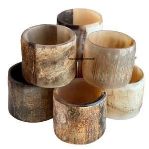 Anillo para Servilletas de Cuerno de Búfalo de Diseño, Anillo para Servilletas de Cuerno de Búfalo de Alta Calidad, Más Vendido, Elegante y Antiguo - Product Image 6