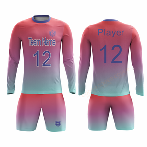 Camiseta de Fútbol Corta Personalizada al por Mayor de Fábrica, Sublimada, Transpirable, que Absorbe la Humedad, Uniformes de Entrenamiento Profesionales - Product Image 4