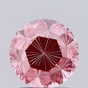 Crownlite Jewels Diamant de laboratoire cultivé rond taille brillant rose vif fantaisie 2,01 ct VS1 certifié IGI pour la fabrication de bijoux - Product Image 1