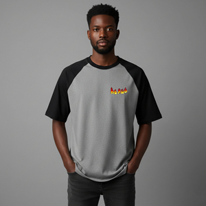 T-shirt formel pour homme en coton 100% tricoté à manches courtes, coupe droite, épaules tombantes, col en V, qualité supérieure, motif, grandes tailles, OEM - Product Image 4