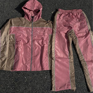 Créez votre nouveau survêtement deux pièces pour homme : veste à capuche et pantalon assorti, léger, confortable, tendance et décontracté - Product Image 1