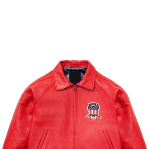 Meilleur prix, veste d'hiver premium pour homme Avirex, cuir véritable, coupe-vent, imperméable, teinture unie, toutes tailles disponibles - Product Image 4