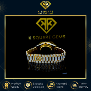 Reloj de Lujo de Acero Inoxidable con Diamantes Moissanite, Cuarzo Automático Analógico, Resistente al Agua, de Alta Calidad, con Correa de Silicona - Product Image 2