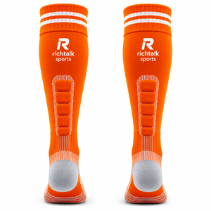 Calcetines Deportivos de Verano para Hombre, Altos hasta la Rodilla, Cómodos, Transpirables, de Secado Rápido, Ecológicos, Tejidos, para Fútbol, Adultos, Color Sólido - Product Image 2