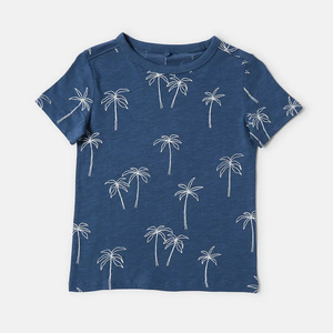 เสื้อยืดเด็กคอกลม คุณภาพสูง ผ้าดีที่สุด สีฟ้า สไตล์ล่าสุด จาก EMAS SPORTS - Product Image 1