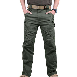 Pantalon de travail cargo tactique décontracté pour homme, idéal pour le jogging, la randonnée et les activités de plein air, en toile robuste, grandes tailles, vente en gros, personnalisable - Product Image 1
