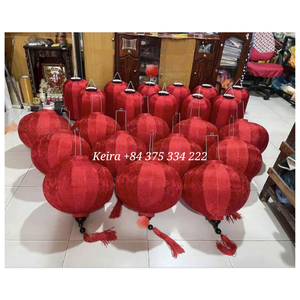 Lámpara Decorativa de Seda de Bambú Ecológica Hecha a Mano con Acabado de Seda para Decoración del Hogar, Estilo Interior Navideño - Product Image 3