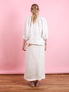 Élégant blanc Satin femmes tenue décontractée broderie florale tissé à la main Suzani conception fermeture éclair gland Vintage naturel taille pour - Product Image 2