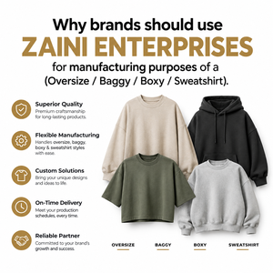 Premium 220g Polyester/Cotton <b>Fleece</b> Oversize Boxy Pullover Sweatshirt White <b>Orange</b> Blue Solid Breathable Eco-Friendly Autumn - Product Image 5