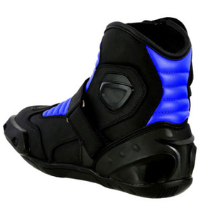 Botas de Motociclismo Impermeables y Transpirables de Cuero Genuino con Cierre de Cremallera, Punta Cuadrada, para Verano/Invierno, Hechas a Medida - Product Image 3