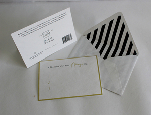 Elegant Greeting Cards For Different Occasions Made Of Recycled Cotton Handmade Paper Screen Printed On The Card & Envelops - Product Image 4