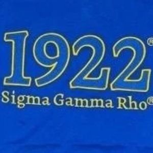 Camiseta de manga larga de sarga azul con letras de la hermandad griega Sigma Gamma Rho para mujer, cuello redondo, ropa universitaria personalizada, informal - Product Image 6