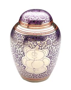 Urna de cremación de latón Rosa lavanda, hermoso estilo americano, Homenaje funerario conmemorativo para adultos para cenizas humanas - Product Image 6