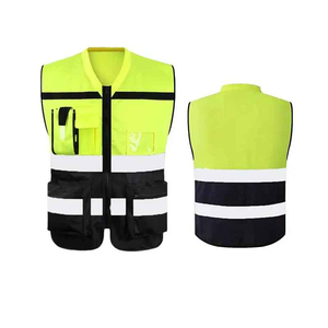 Lightweight High Visibility Reflective Safety <b>Vest</b> for <b>Men</b> Casual Style Waterproof & Breathable Made in Pakistan Cheap Price - Product Image 2