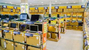 ADONG Premium A08 Metal Retail <b>Shelving</b> with Modern Style Glass Display Rack for Shops & Showrooms OEM Vietnam Factory - Product Image 3