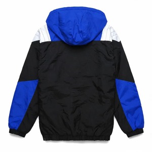 Color Block Hooded Safari <b>Jacket</b> <b>Men</b> Casual Zip-Up <b>Waterproof</b> Canvas Lightweight Outerwear for Winter - Product Image 2