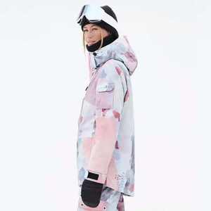 Chaqueta de Esquí para Mujer, Diseño Camuflado, a la Moda, Impermeable, Profesional, para Esquí al Aire Libre - Product Image 2