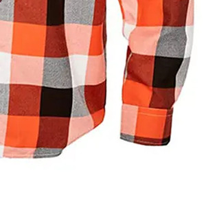 Chemise à carreaux boutonnée pour homme, style vintage, motif à carreaux, chemise décontractée, coton de qualité supérieure, fabrication en usine - Product Image 2